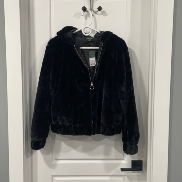 Size small wild fable faux fur jacket - Picture 1 of 5